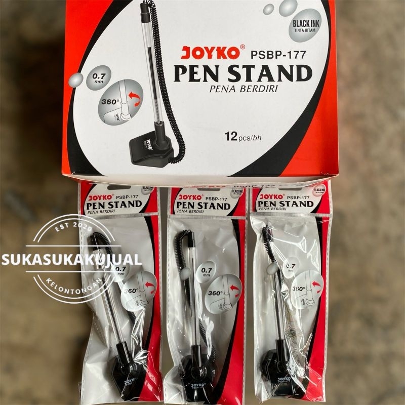 

pena stand pulpen pena berdiri joyko psbp-177 hitam