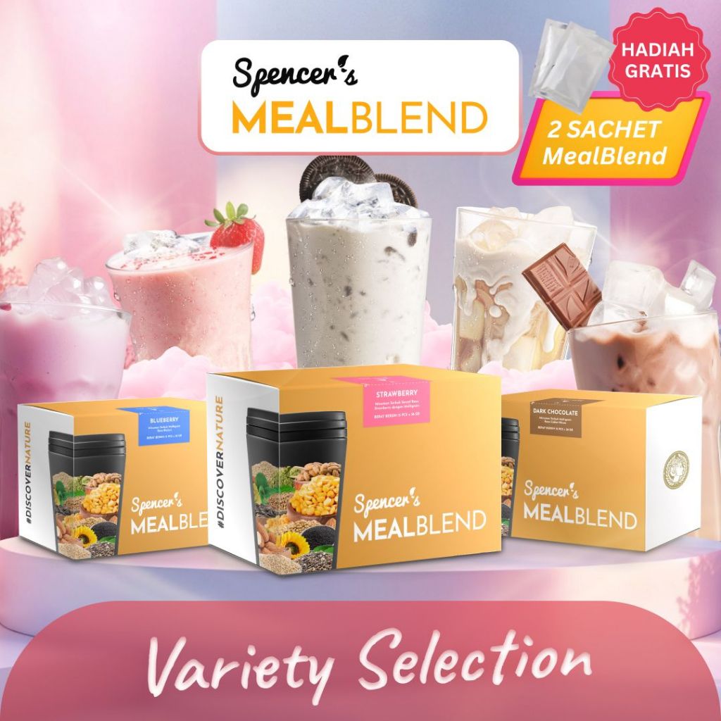 

[PROMO] Spencer's MealBlend (1 Box) Gratis 2 Sachet MealBlend - Cocok untuk Sahur dan Buka Puasa