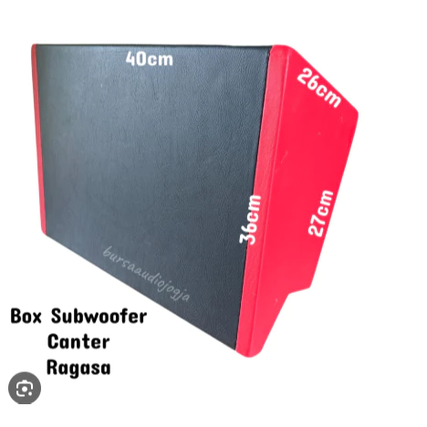 Box Subwoofer 10 dan 12 Inch Untuk Canter Ragasa
