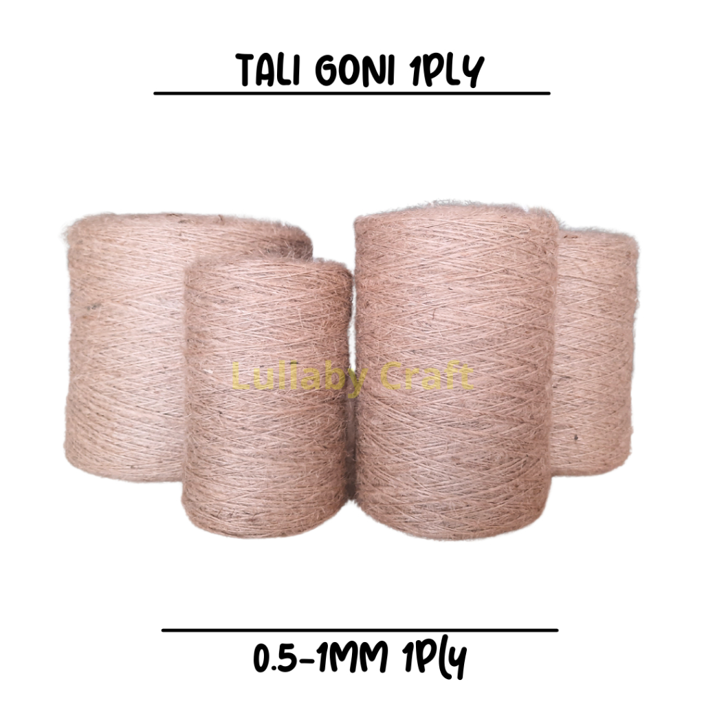 

Tali goni tali rami 1mm 1ply tali kerajinan tali souvenir kerajinan DIY