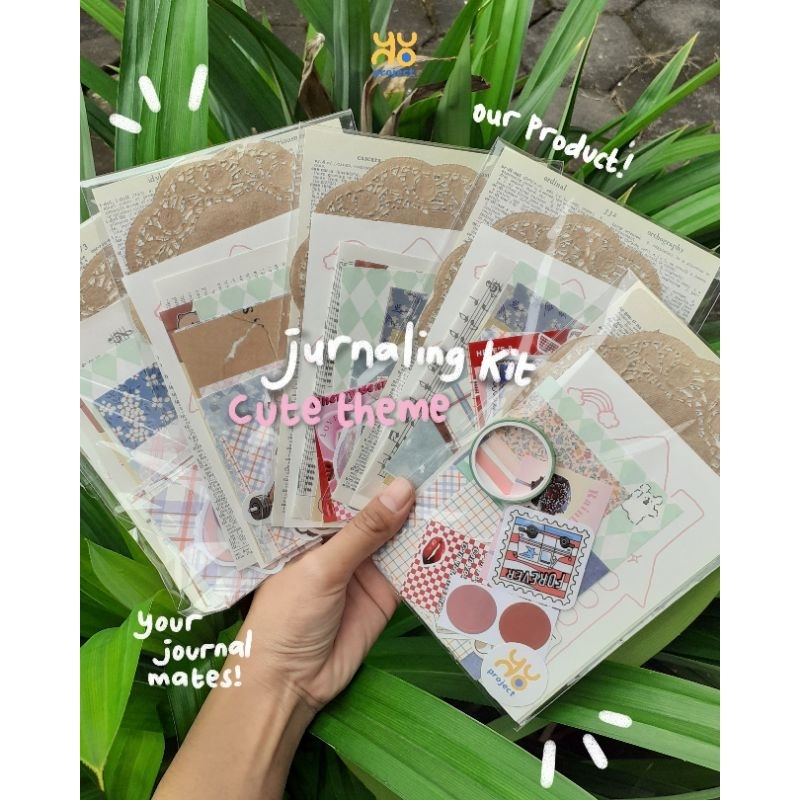 

journaling kit tema cute lucu yuno project