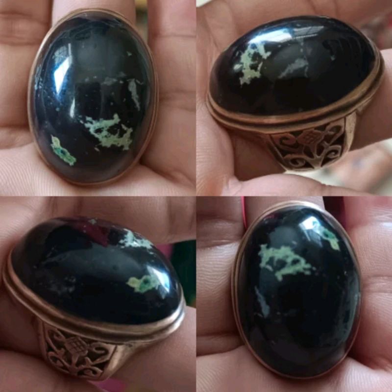 Natural Pancawarna PW Ciangeul Klasik Garut Latar Hitam Rasa Edong Panca warna - Motif Lafadz - NTD
