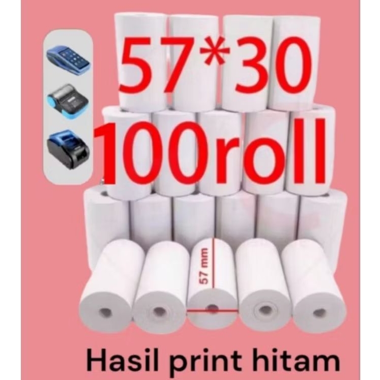 

Kertas Thermal 57 x 30/ Kertas Kasir Thermal 58 x 30