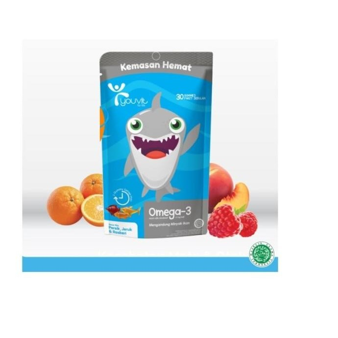 

YOUVIT OMEGA-3 KIDS SACH@6 MIX FRUIT