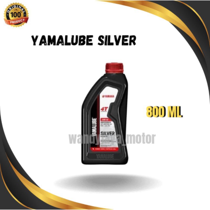 oli yamalube silver 800ml (mio soul, mio j, mio sporty, vega, vega r, jupiter, jupiter mx)
