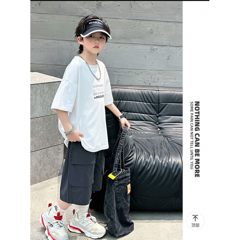 Set Boy Cargo Pendek StayReal Sisa 120 Ld.82,Pc.40,Lp.48-70cm