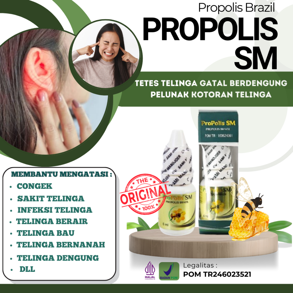 Tetes Telinga Gatal Berair Budeg Telinga Berdengung Pelunak Kotoran Telinga