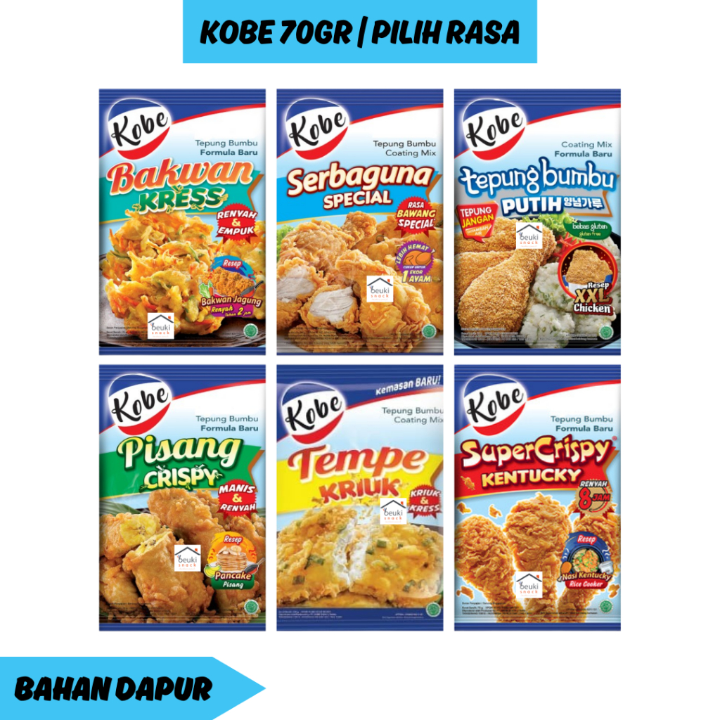 

Kobe Tepung Bumbu Kemasan Kecil Berbagai Varian Pilih Rasa