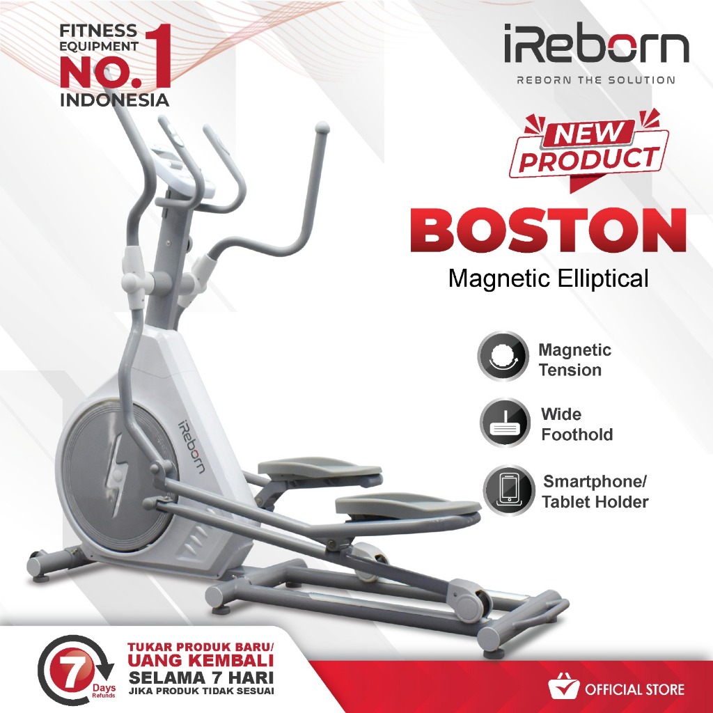 iReborn - Sepeda Elliptical Boston (Official Shop)