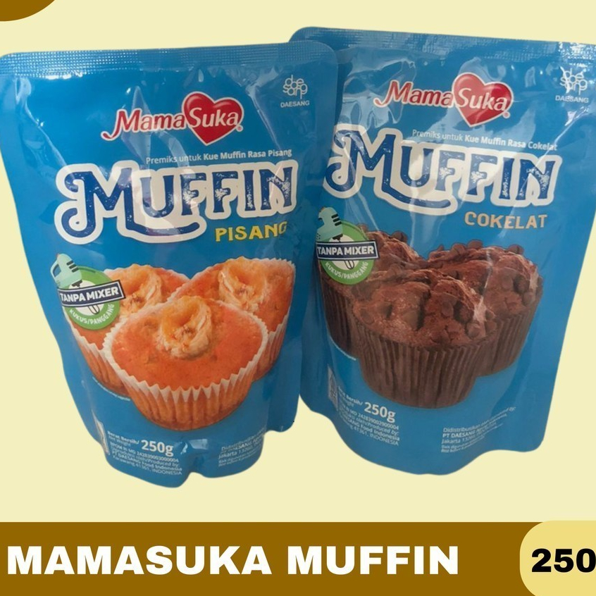

MUFFIN TEPUNG PREMIX MUFFIN MAMASUKA 250GR
