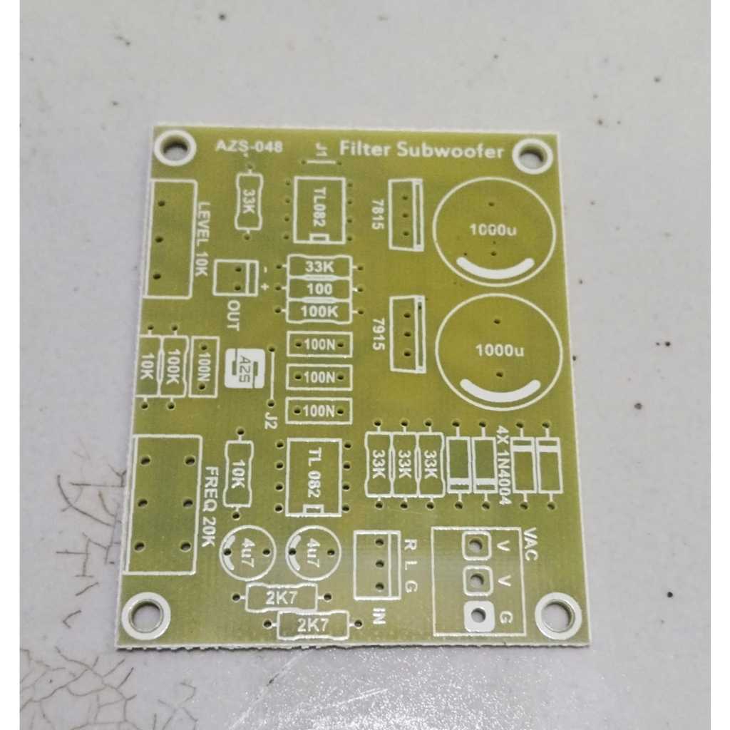 PCB Filter Subwoofer Fiber FR4