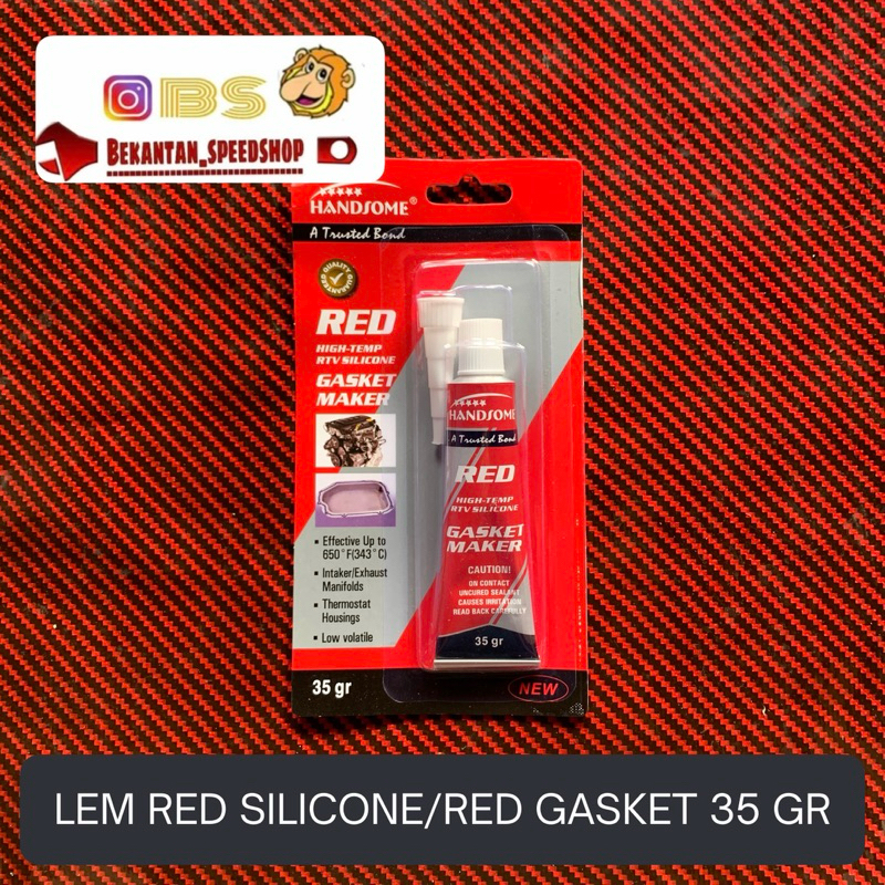 

LEM RED SILICONE/RED GASKET 35 GR