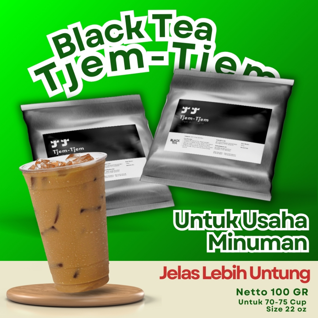

TEH BLACK TEA - TEH TJEM TJEM BLACK TEA RACIKAN TEH HITAM SEDUH USAHA MINUMAN ES TEH JUMBO