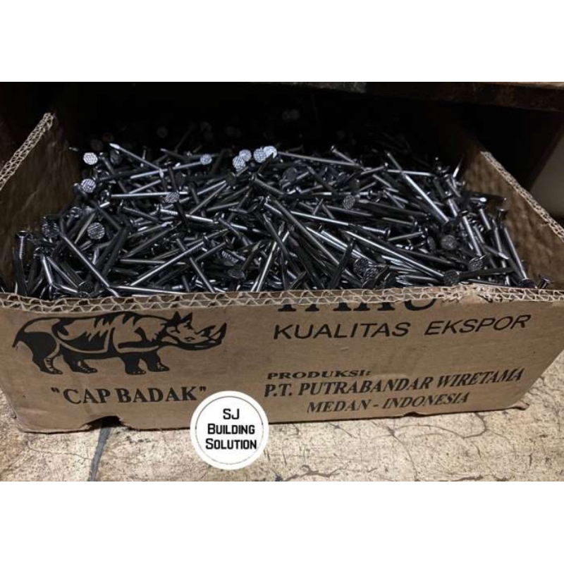 paku biasa cap badak paku kayu 1” 1.5” 2” 2.5” 3” 4” inch per kilo