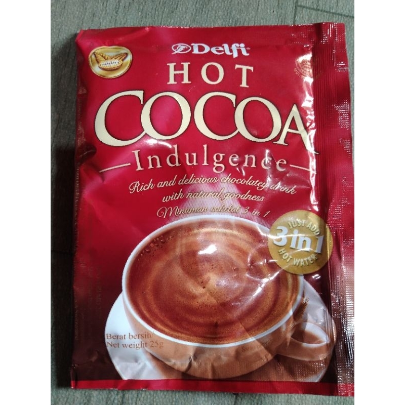 

HOT COCOA INDULGENCE 1 RENCENG ISI 10 SACET great aroma taste mantap