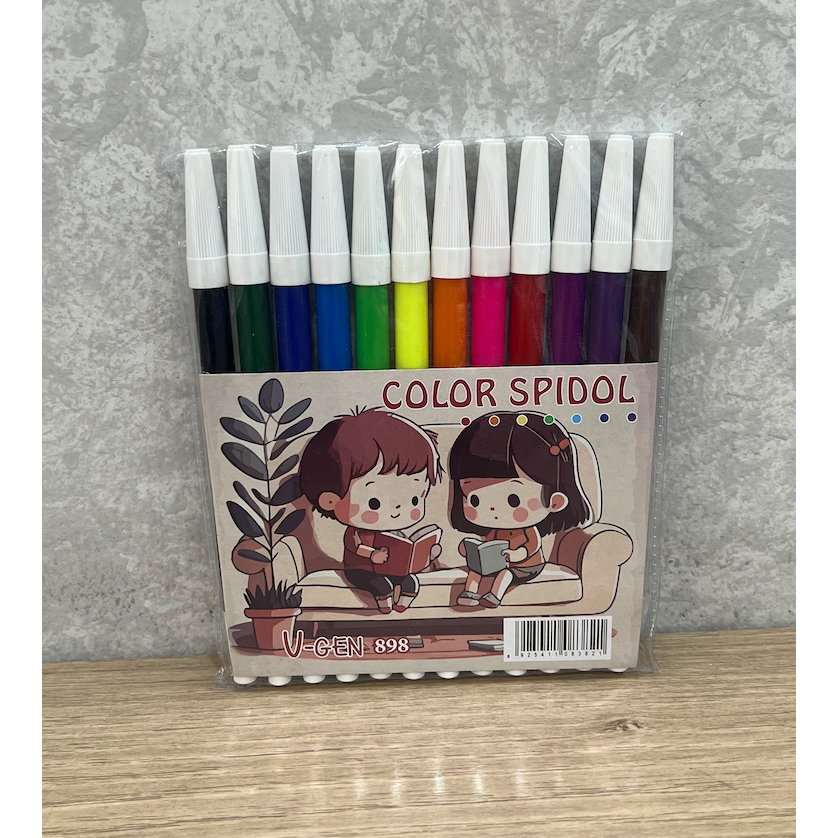 

Spidol 12 Warna V-Gen Murah