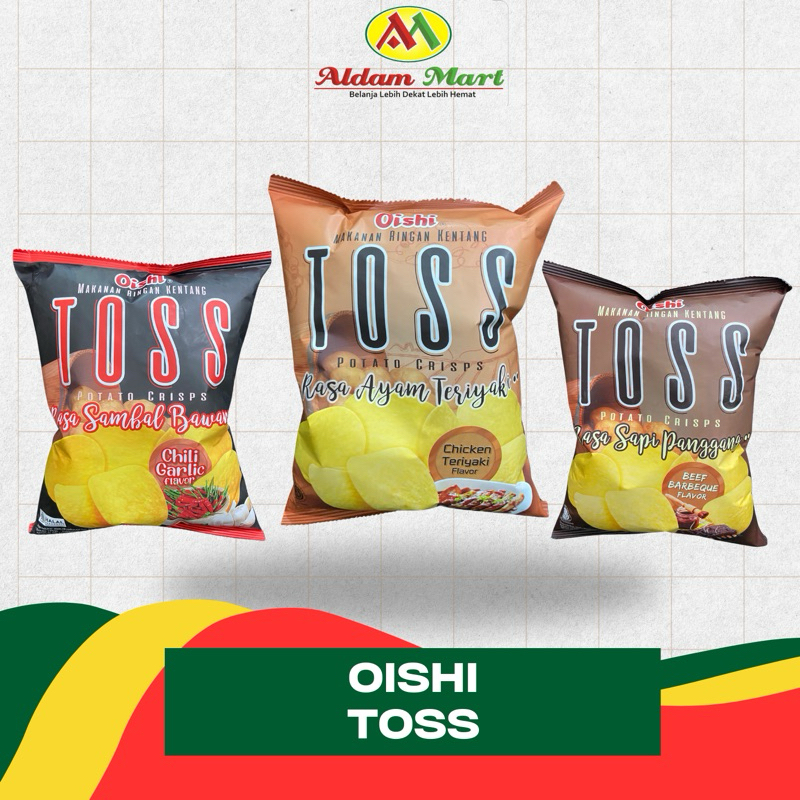 

A.M/ OISHI TOSS Potato Crisps 75g