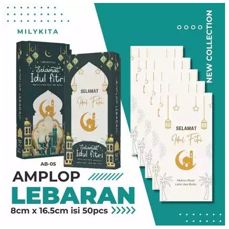

Amplop Lebaran Idul Fitri Besar Premium Box isi 50pcs Angpao Motif Uang Tanpa Dilipat | Murah Ceria
