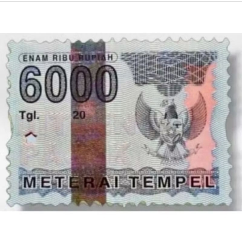 

Materai 6000 Asli / Original 2005-2010