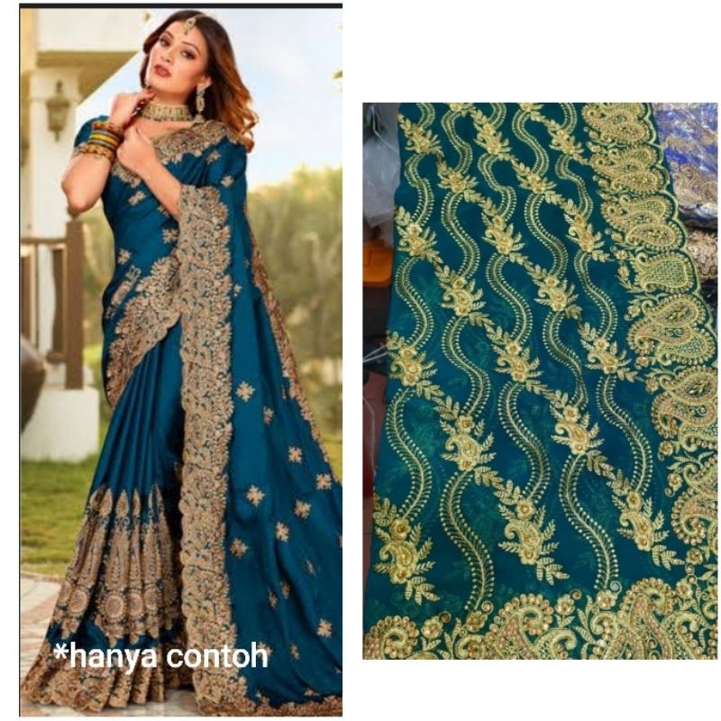 saree india/kain sari india/sari india brukat IF680
