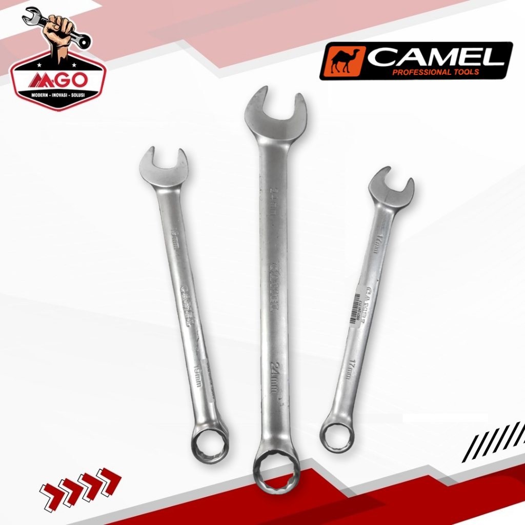 Kunci Ring Pas / Combination Wrench CAMEL (10mm - 24mm)