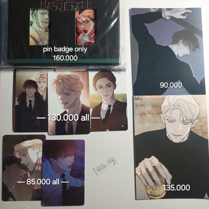 [OFFICIAL] CODENAME ANASTASIA MERCH CHENGDU CAFE MANHWA BL