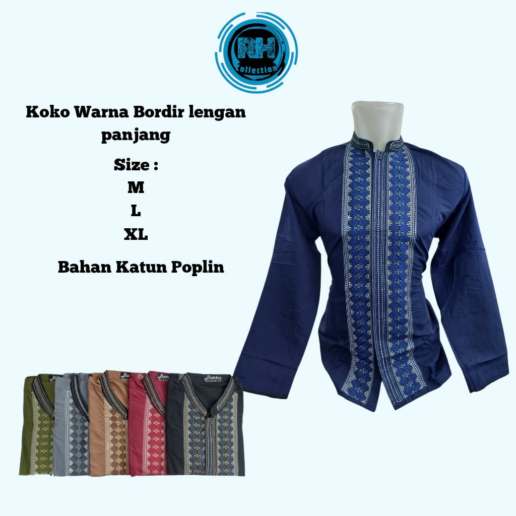 Koko dewasa Lengan panjang/ baju muslim pria / koko pria premium / koko pria / baju muslim / baju mu