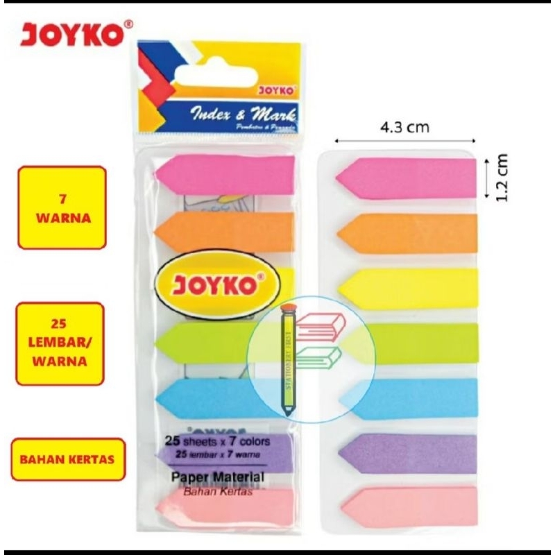 

INDEX & MARK IM-33 JOYKO ( tertera harga 1 set )
