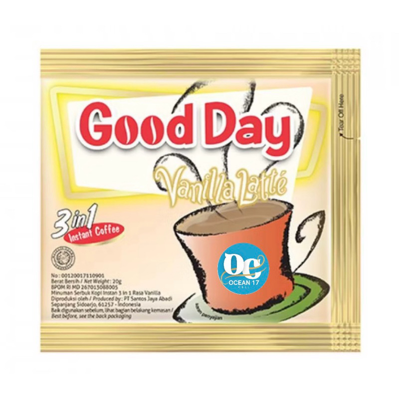 

Good day Vanilla latte isi 12 renceng