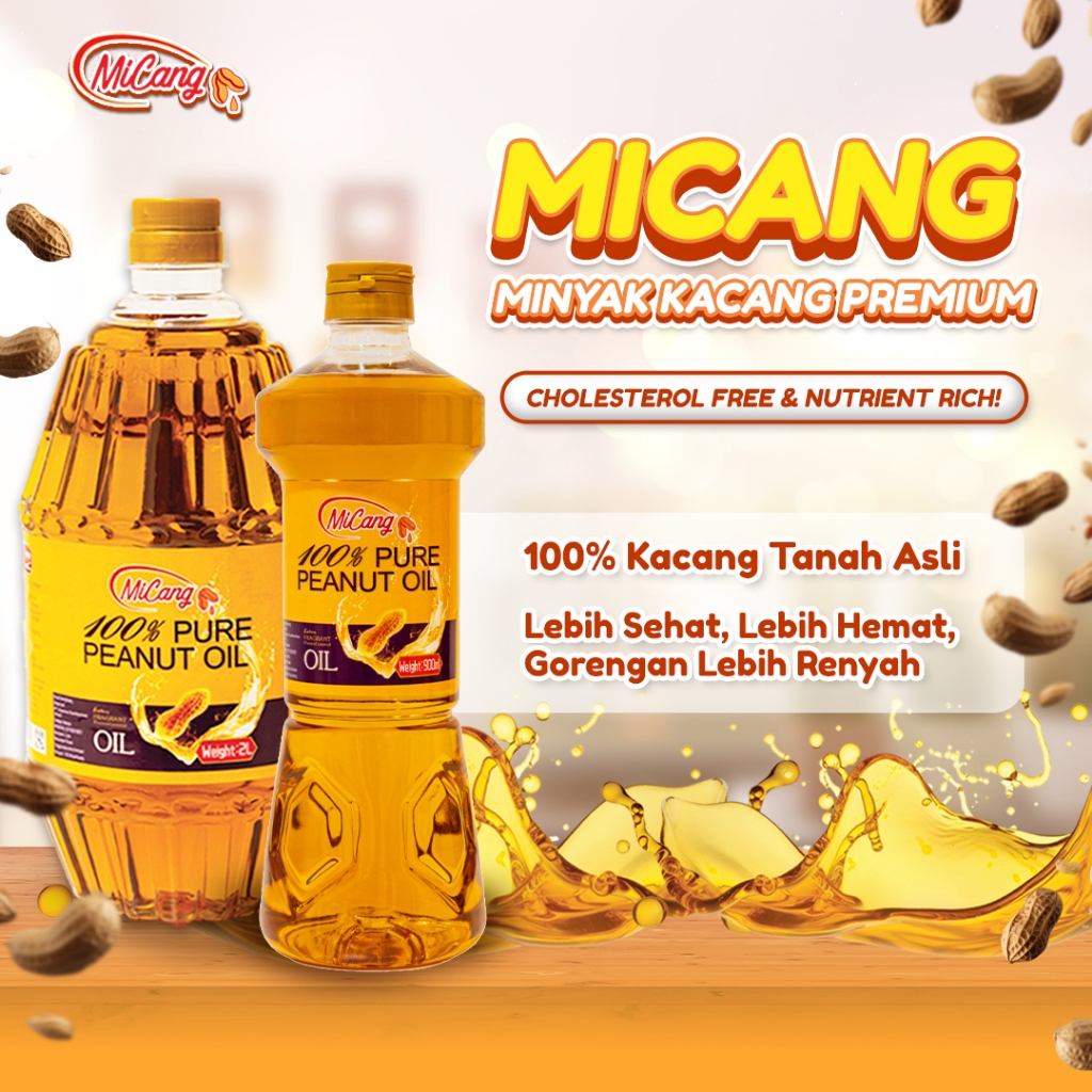 

( GRATIS HADIAH ) MINYAK KACANG TANAH / Extra Fragrant Pressed Peanut Oil 2 Liter