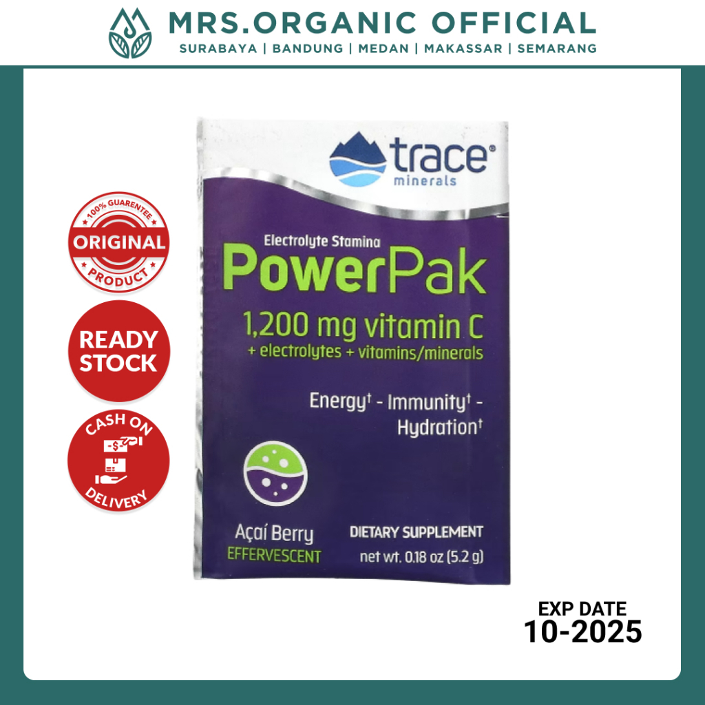 

Trace Mineral Electrolyte Stamina Power Sachet - Acai Berry