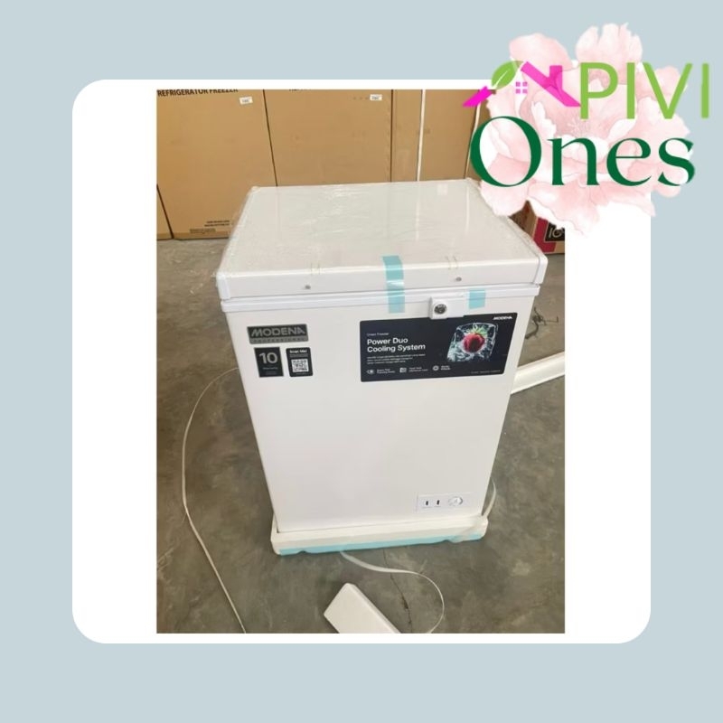 Modena Chest Freezer Box Freezer  100L MD0111 WH Garansi Resmi