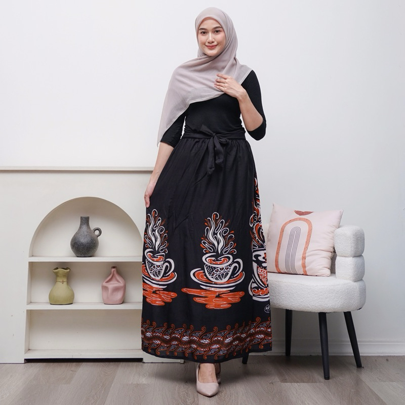 Rok santri putri / bawahan mbak santri sarung goyor / sarung batik printing