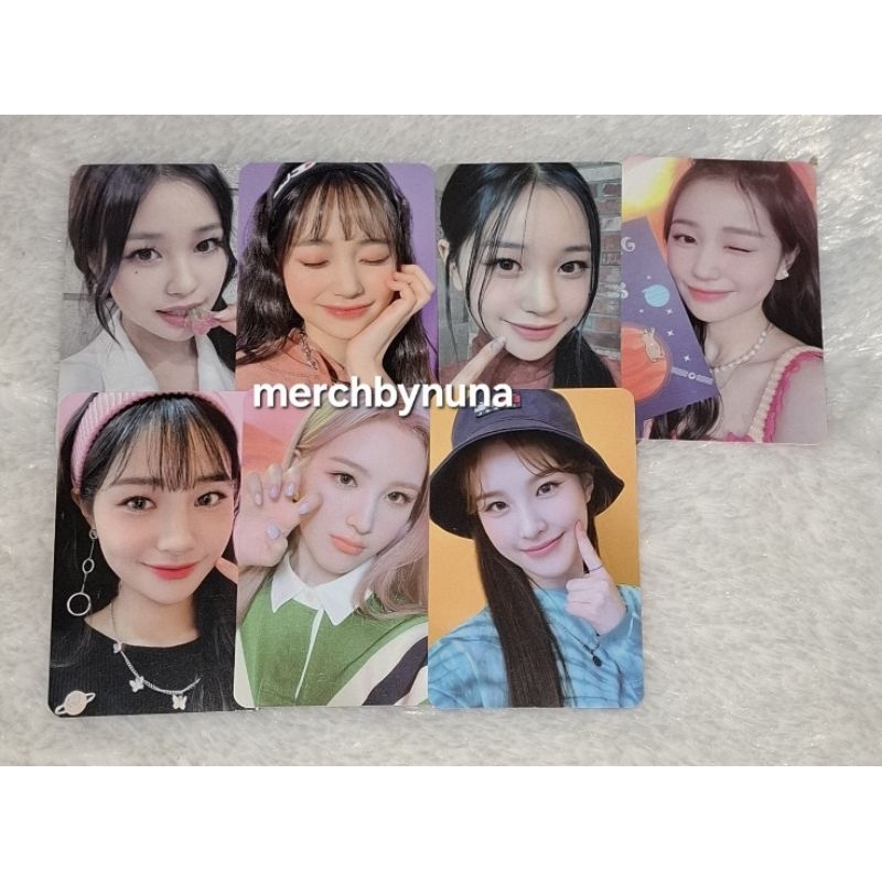 Photocard Jihan, Jaehee, Soojin & Zoa Weeekly Official