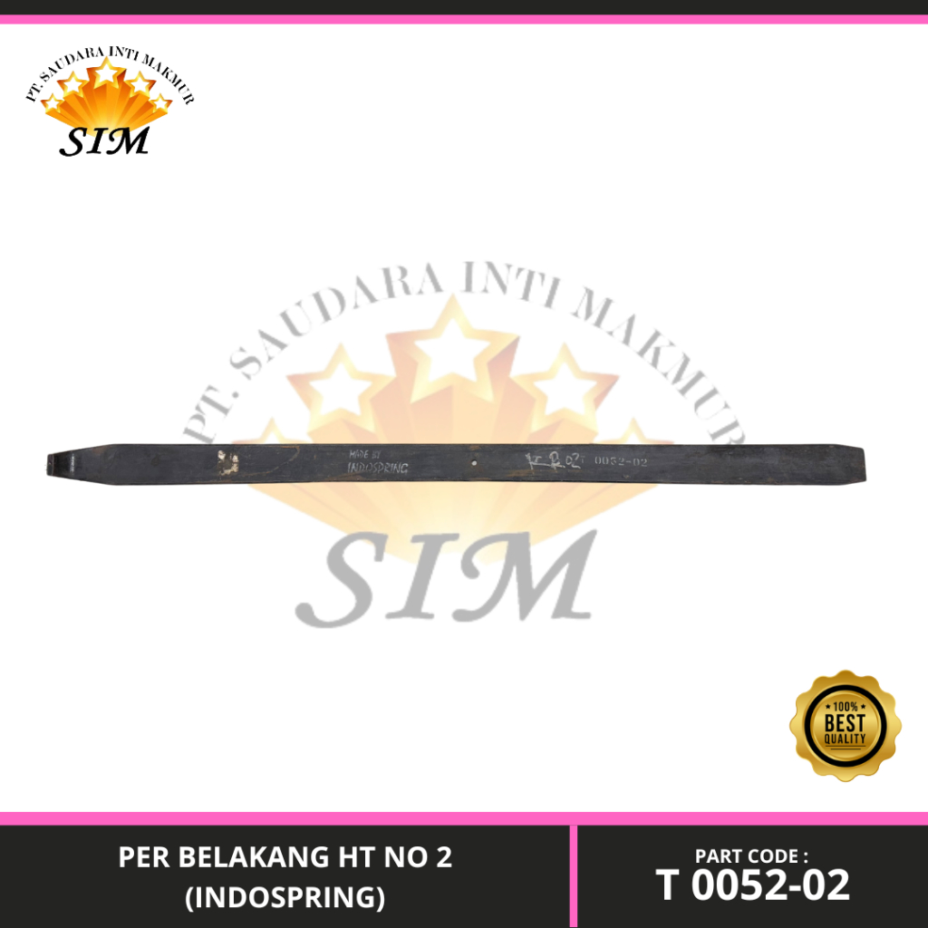 Per Belakang HT No.02 (Indospring) - T 0052-02