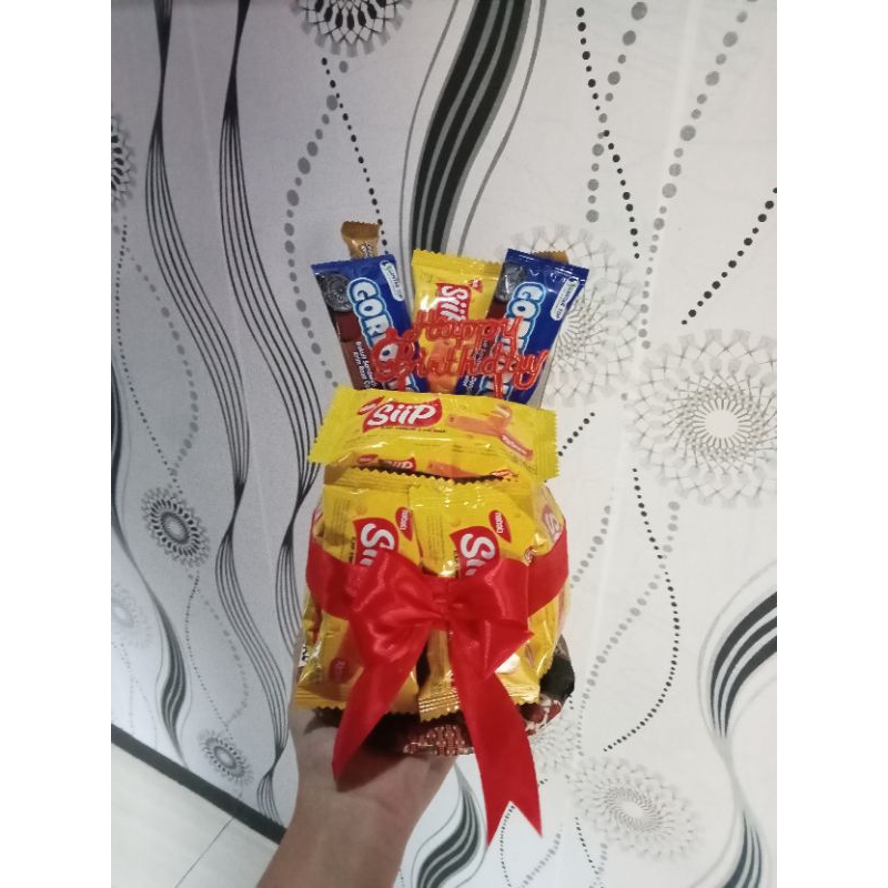 

Snack Cake Mini Snack Cake Tower Ulang Tahun