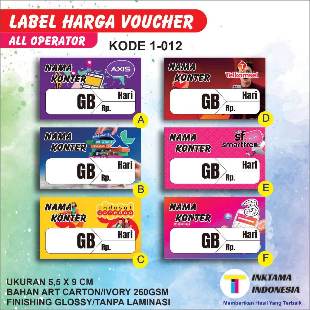 

Label Harga Konter Voucher Harga Konter Display Harga Etalase Konter Stiker Konter Model Landscape