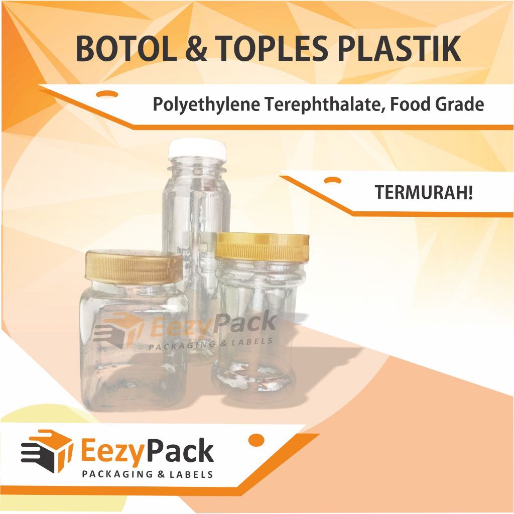 BOTOL 250 ML/TOPLES SAMBAL BULAT KOTAK 150 ML/THINWALL SOUCE CUP PLASTIK 35 ML