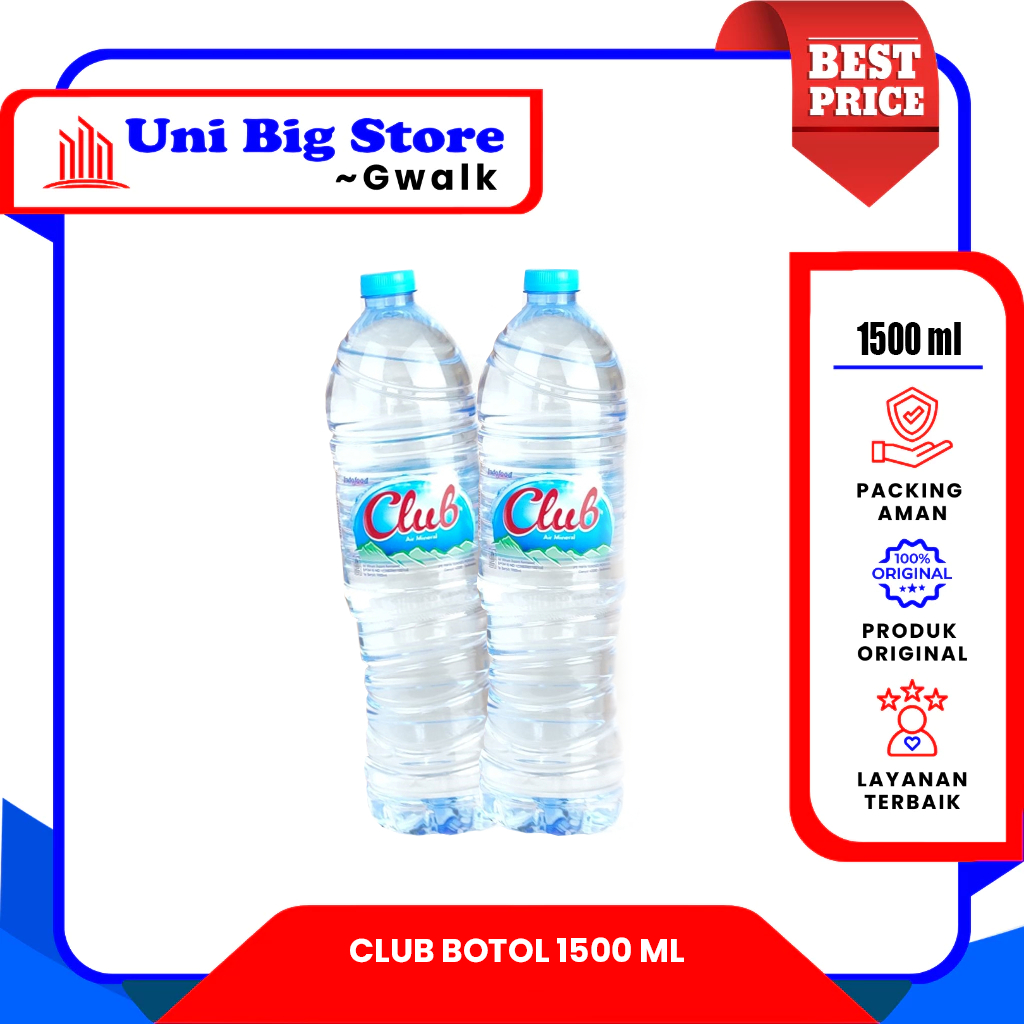 CLUB AIR MINERAL BOTOL - 1500 ml