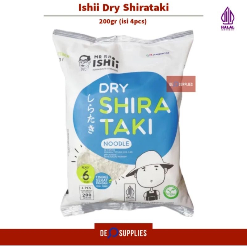 

Ishii Dry Shirataki Noodle Ambico 200gr - Mie Shirataki Konjac Iles-iles Vegan Halal