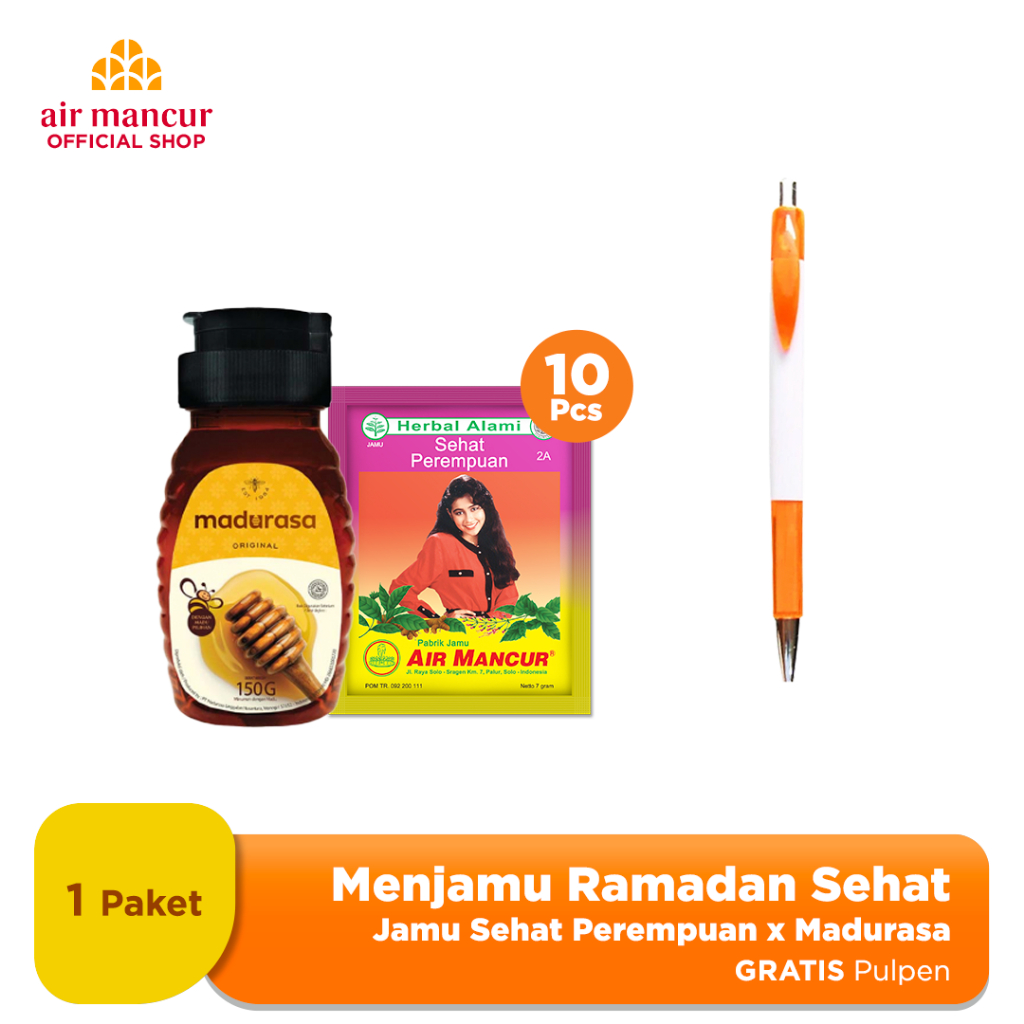 

Menjamu Ramadan Sehat - Jamu Sehat x Madurasa 150gr Free Pulpen