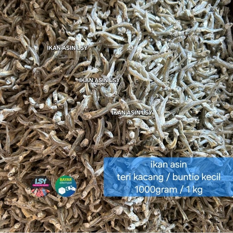 

ikan asin teri kacang / teri buntio vip super 1000gram / 1 kg