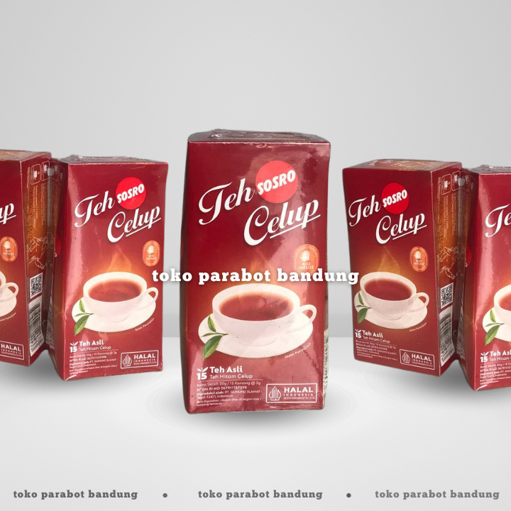 

Toko Parabot Bandung | Teh Celup Sosro 15 Bags - Teh Hitam berkualitas - Tea Bag 30g Termurah