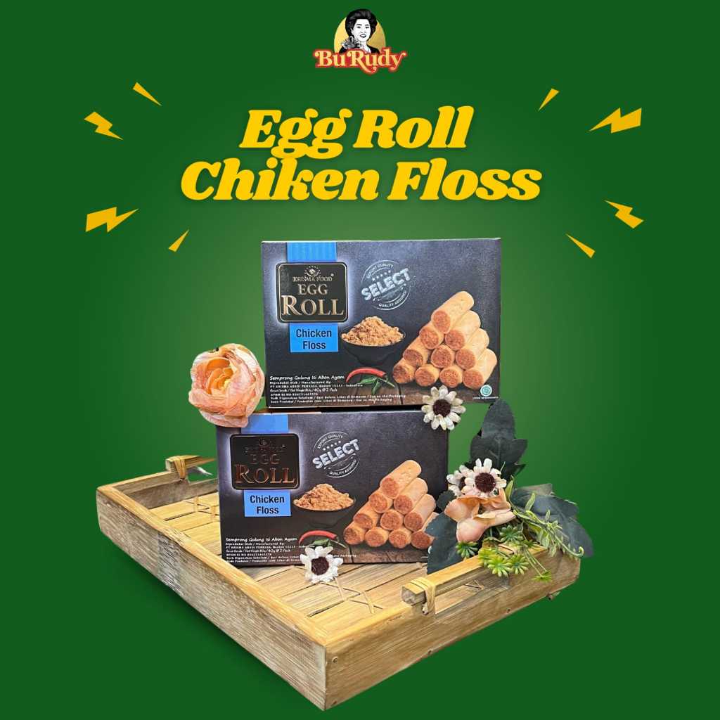 

Chicken Floos Egg Roll Krisma Food kemasan 80 gr