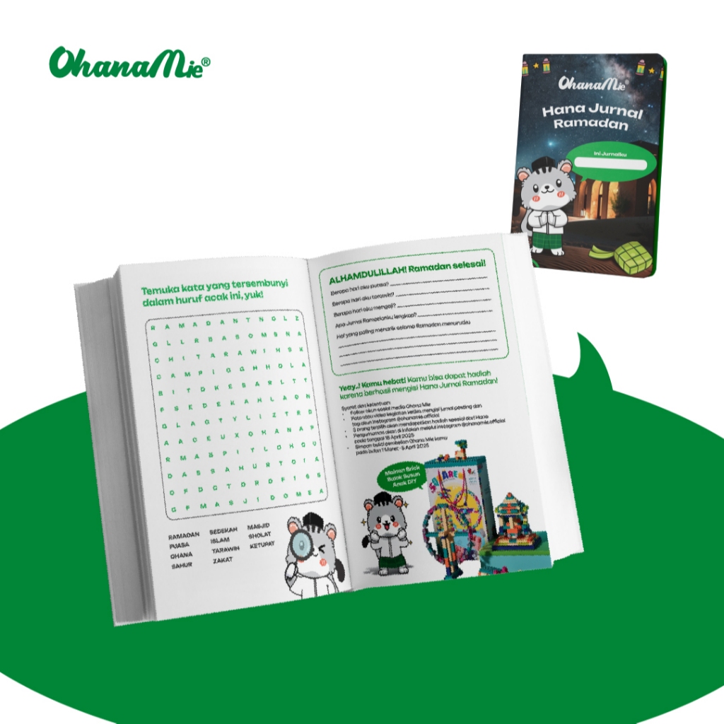 

Spesial Merchandise Hana Jurnal Ramadan Ohana Mie