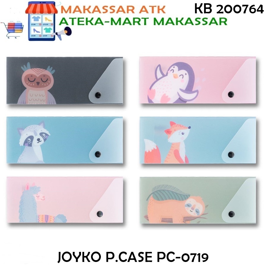 

[1PCS] JOYKO PENSIL CASE PC-0719 TEMPAT PENSIL PLASTIK
