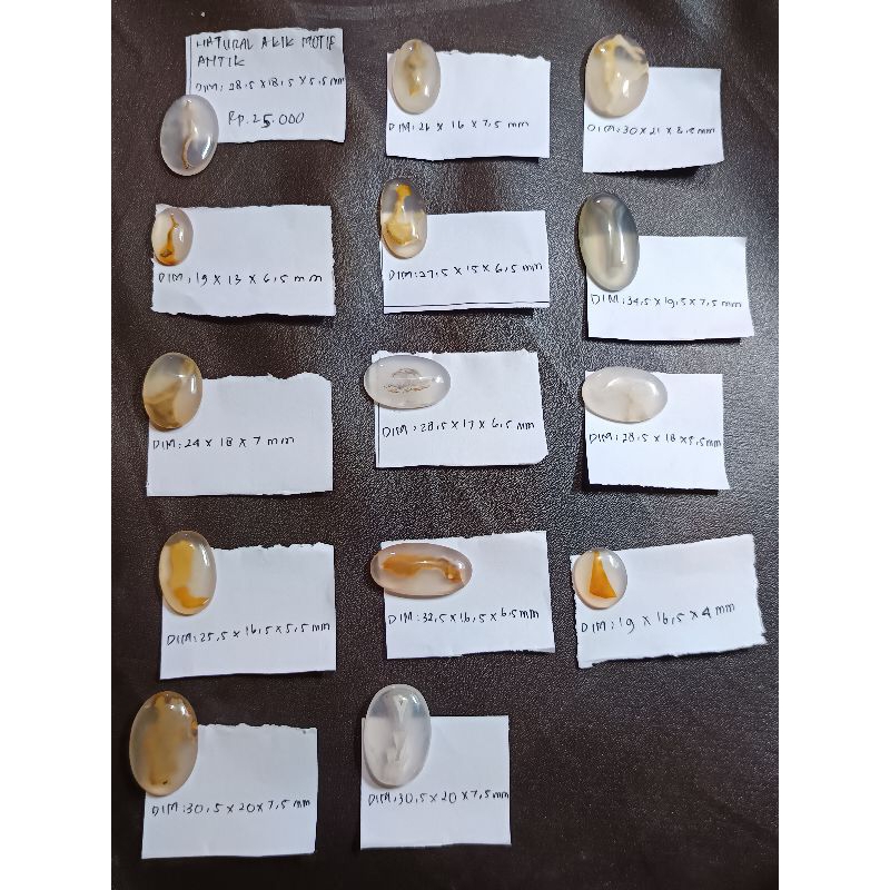 natural akik motif antik susup karang nunggal