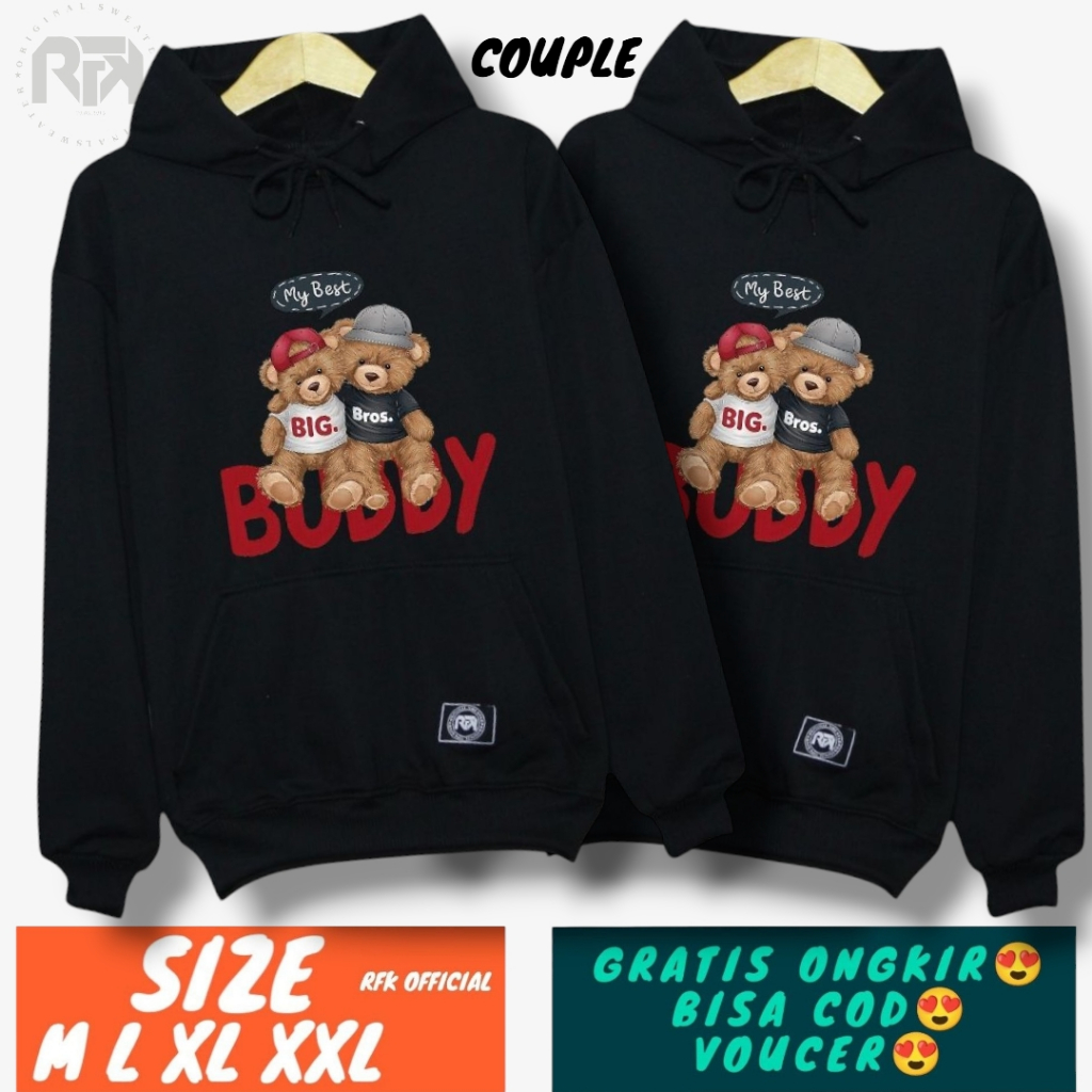 jaket hoodie couple pasangan / Sweater couple pasangan 2 pcs tebal / Sweater couple / Hodie couple p