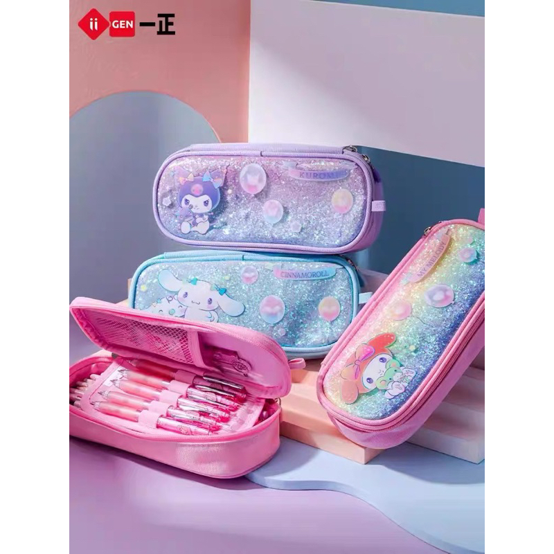 

iiGEN Kotak Pensil Ori Sanrio bahan Kain Premium