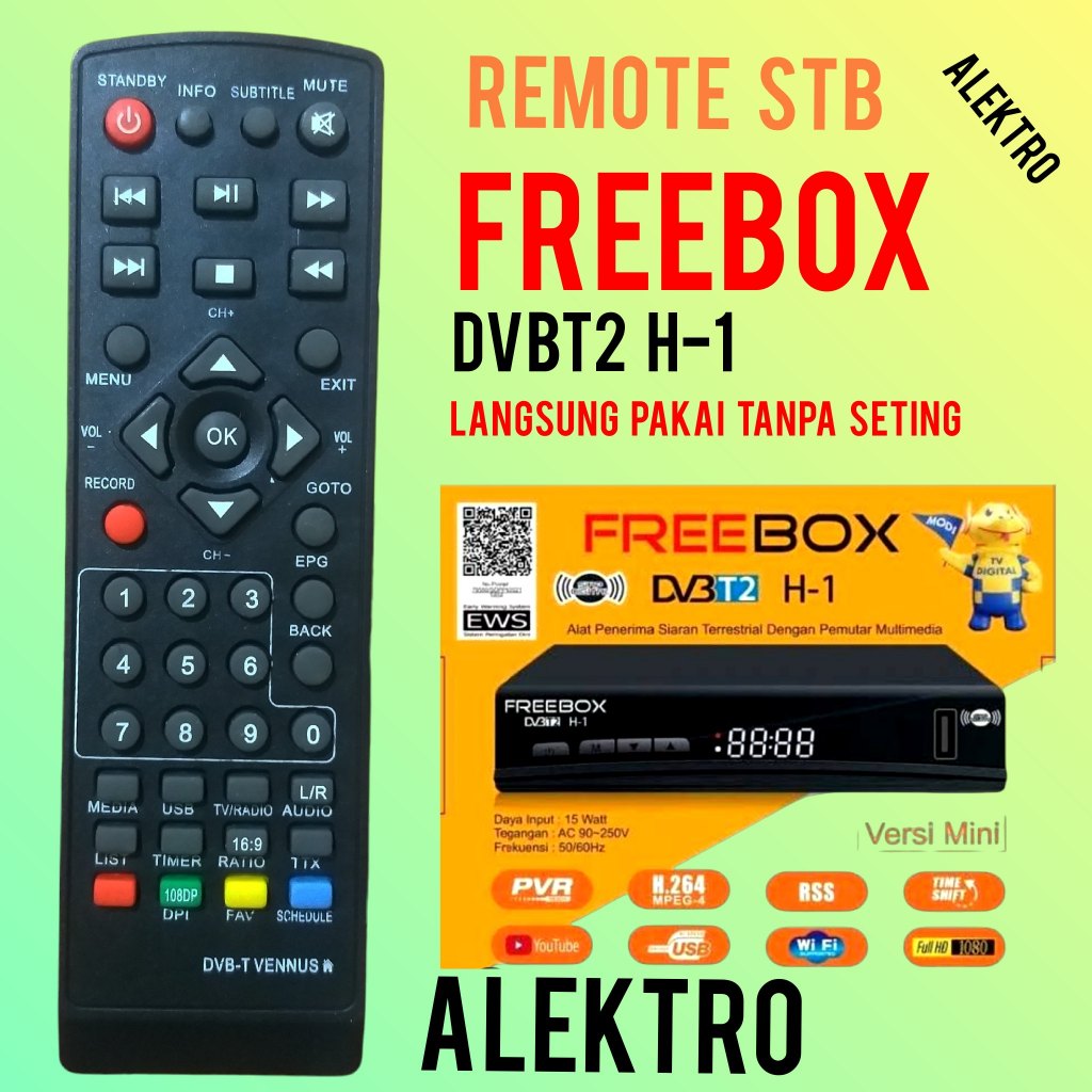 Remote stb FREEBOX Set top box remot